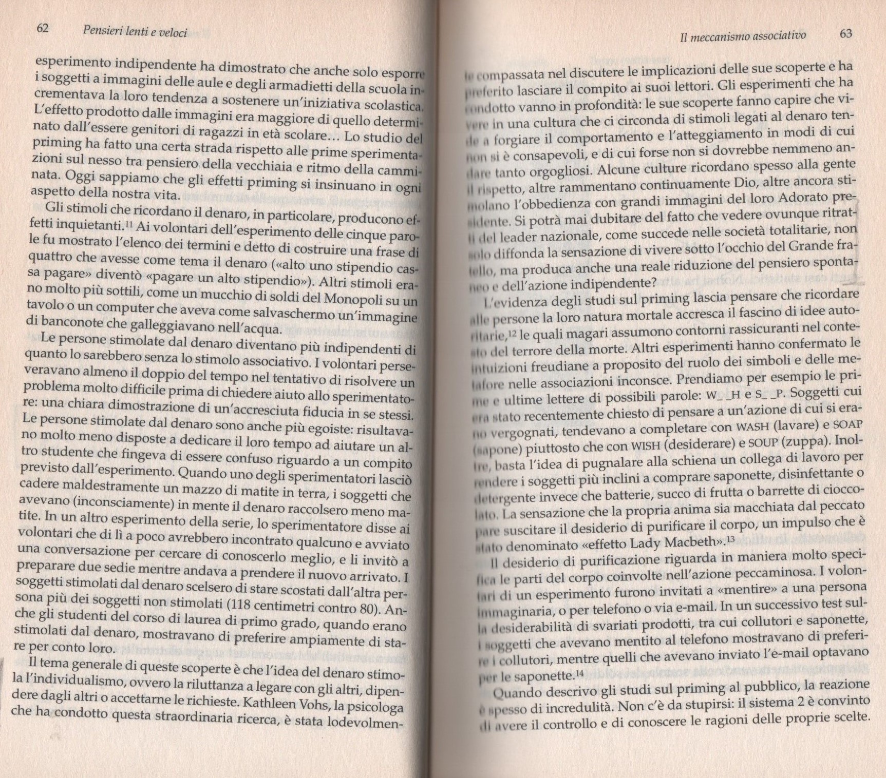 D. Kahneman, Pensieri lenti e veloci, Mondadori, (Trad. L. Serra) – Prima i  Lettori